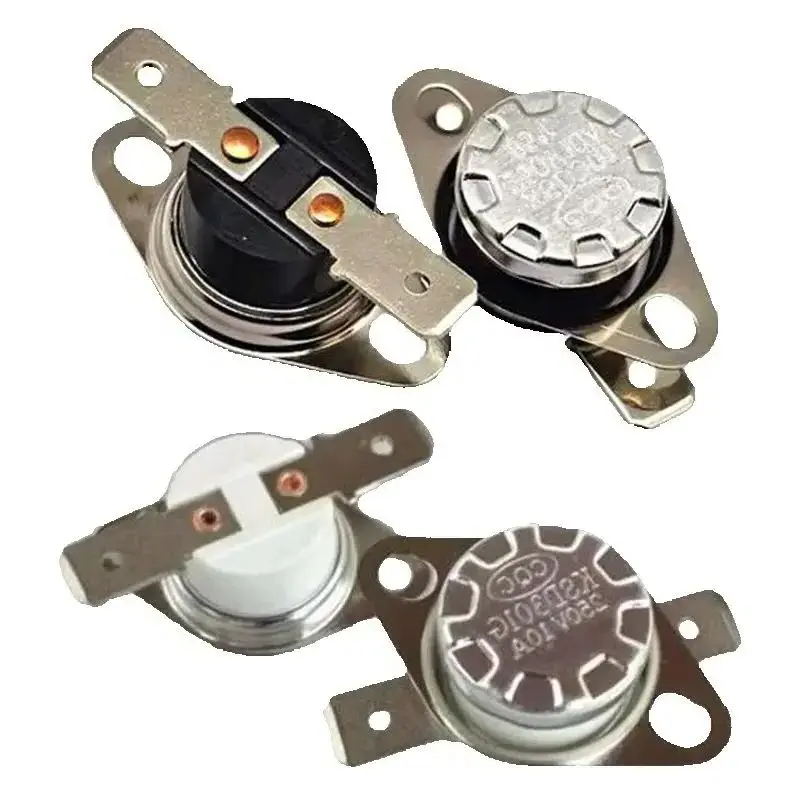 

2pcs NO NC Temperature Sensor Switch 90℃95℃60℃110℃115℃120℃125℃135℃140℃150℃80℃85℃30℃70℃75℃65℃55℃100℃ Thermostat Switch KSD301 10A