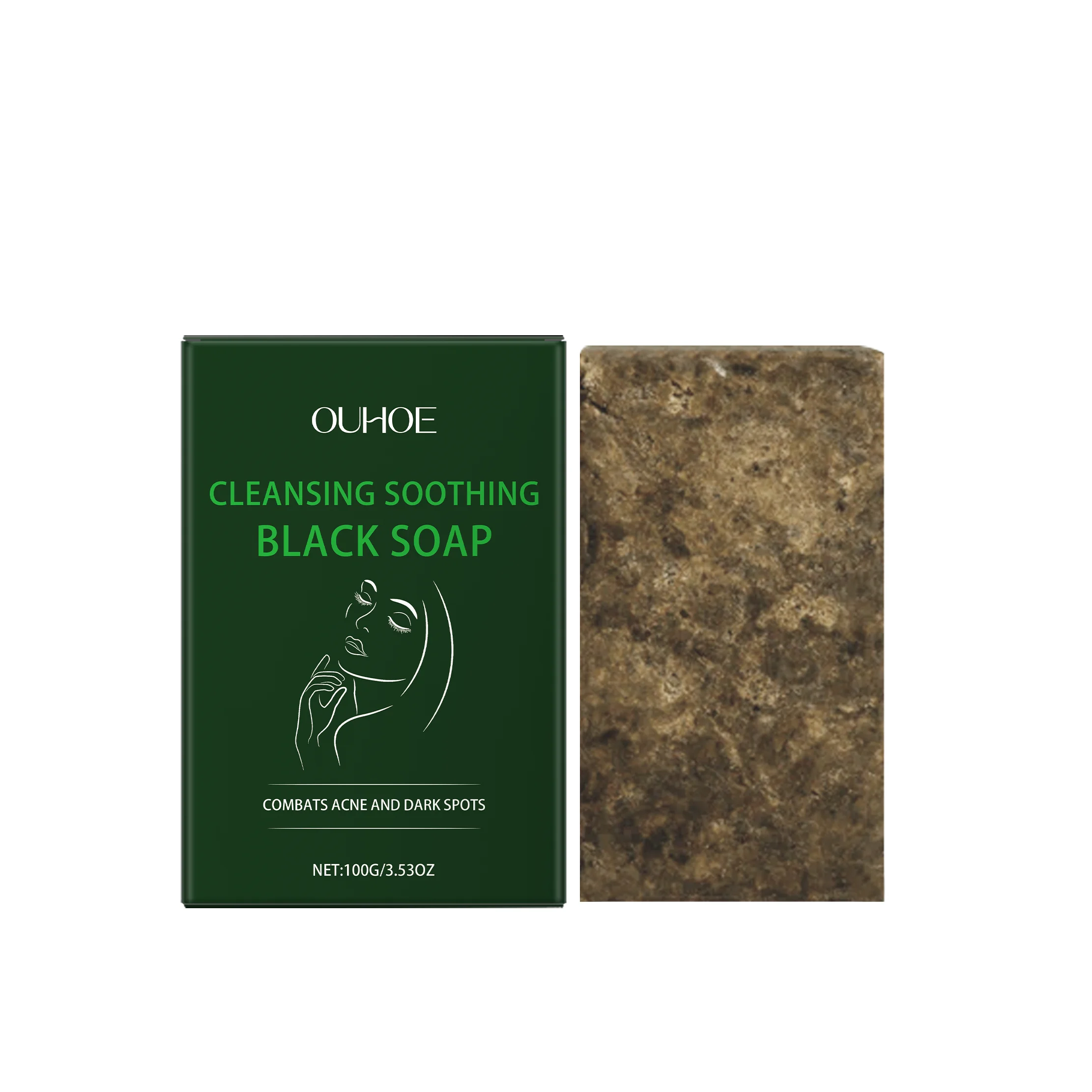 

OUHOE Cleansing Soap Gently Cleanses Face Moisturizes Skin Moisturizes Skin And Purifies Skin 3pcs