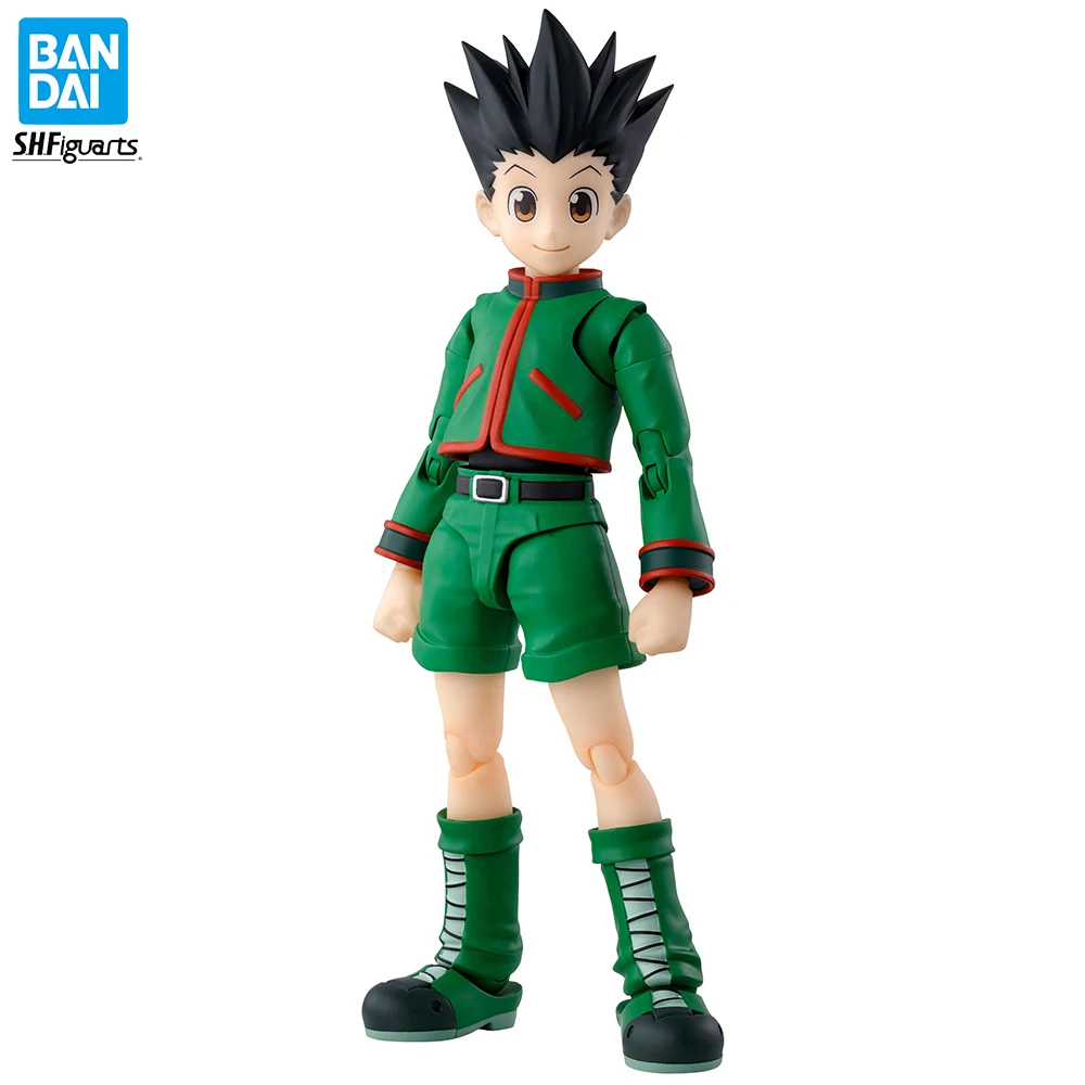 

In Stock BANDAI S.H.Figuarts Gon Freecss (Hunter x Hunter) Excellent 13.5cm SHF Anime Action Figure Model Gift Toys