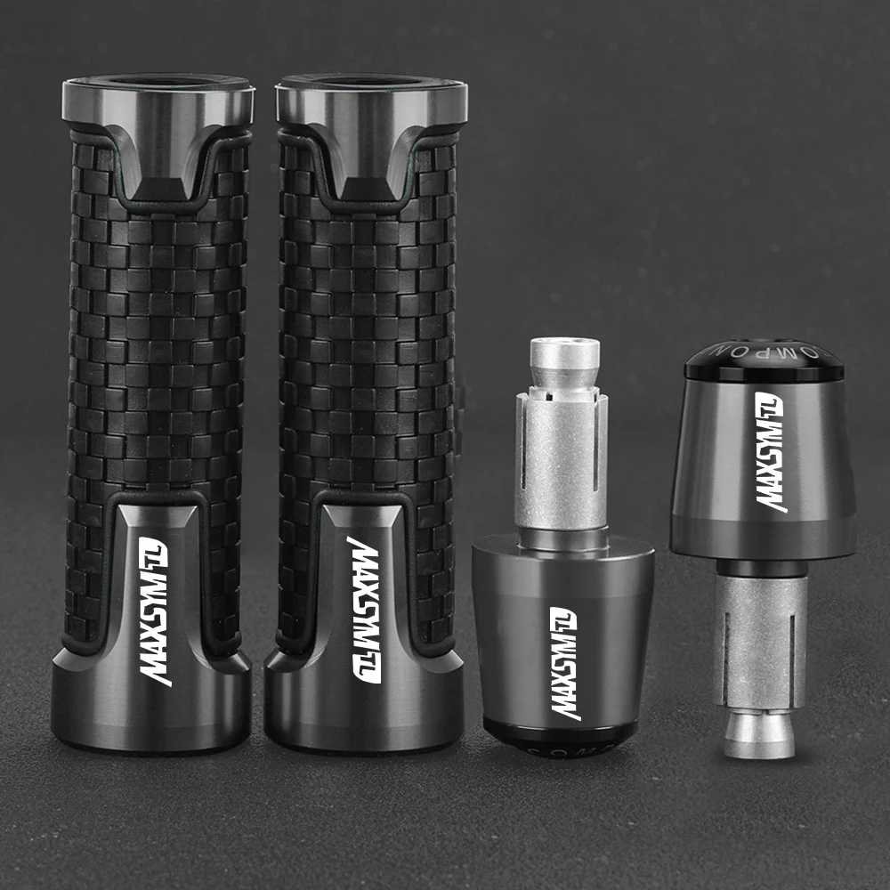 Universal Moto Grip Ends Plus Handle Bar Grips Ends Tips Caps Alloy For SYM MAXSYM TL500 TL 500 2020 Motorcycle Handlebar End