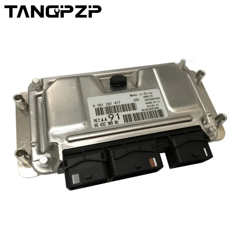 9643218988 0261207477 Car Engine Computer Electronic Control Module ECU ME7.4.4 For Peugeot 206 207 307 Citroen C2 C3