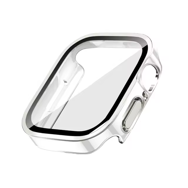 Glass+Case For Apple Watch 42 46mm 45mm 41 49 44mm 40 mm straight edge Screen Protector Cover Case iWatch SE 6 7 8 9 10 11 Ultra - Image 20