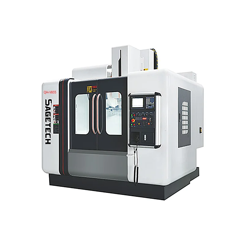 Sagetech High Speed 3 Axis Cnc Milg Hine For Sale Vmc855 China Vertical Hining Center System Optional