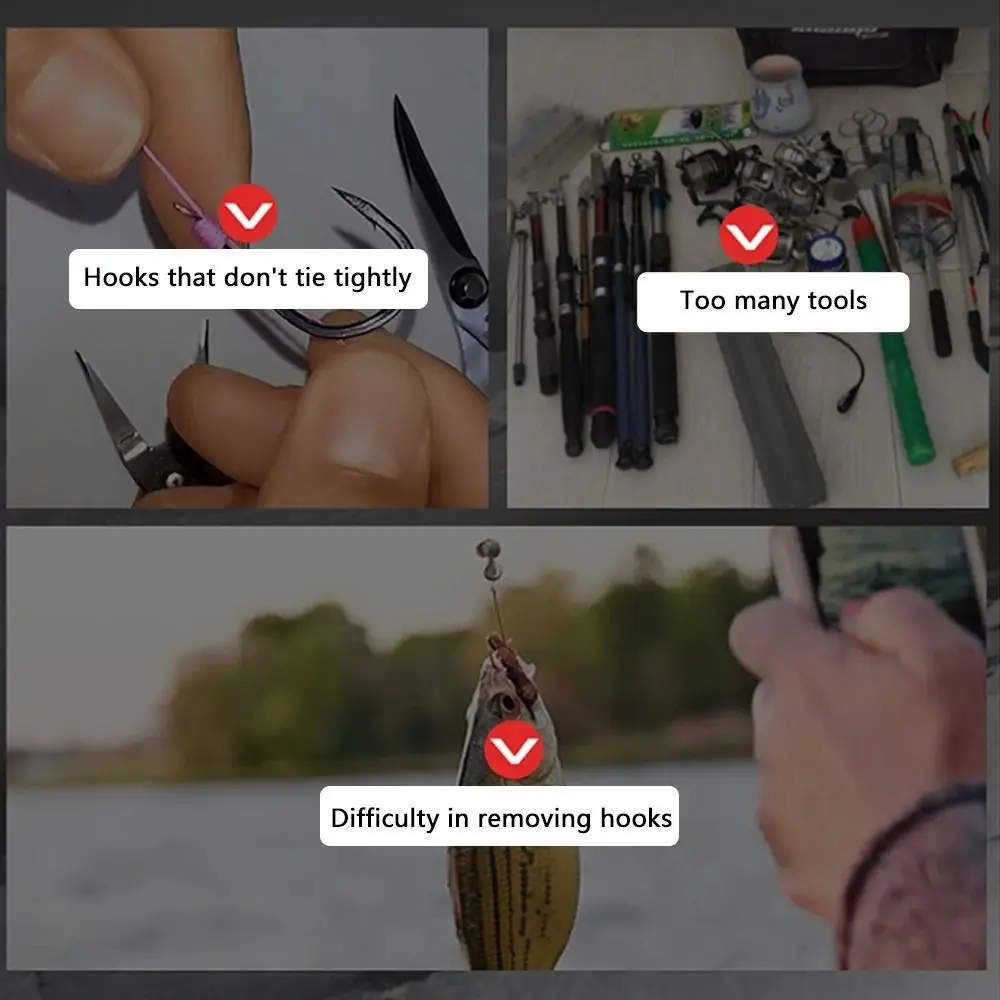 

Ergonomics Fish Pliers Anti-slip Multifunctional Fishing Tied Hooks Pliers High-strength Non-Slip Handle Luya Pliers