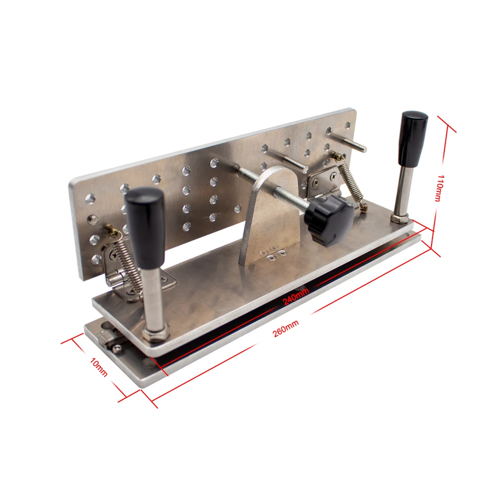 มีด Sharpener Jig เข็มขัด Sander มีด Jig Sharpening Locator DIY มือถือมีด Sharpening คลิป260มม Rail