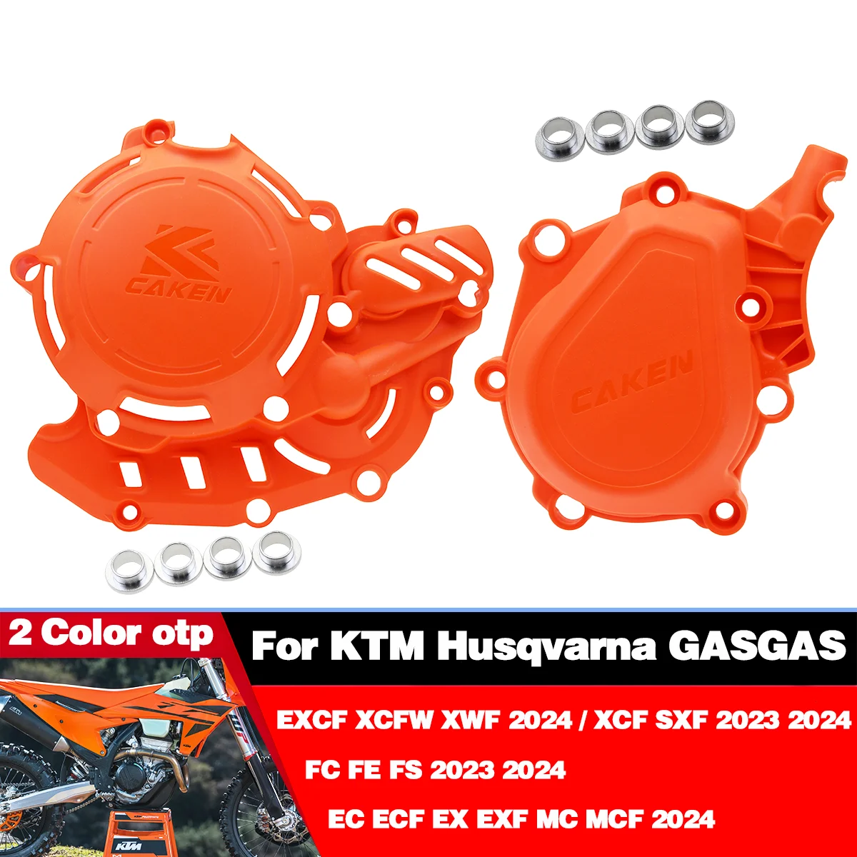 Pour KTM XW-F XCF-W XC-F SX-F WXC-F 450 500 Pour HUSQVARNA 2023 NOUVEAU 2024 Moto Moteur D'embrayage VILLE Couverture Protecteur Garde