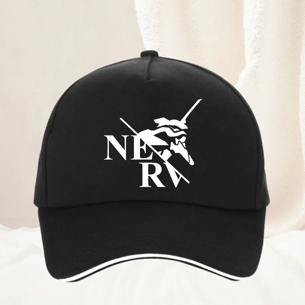 

EVA New World Evangelion Ling Boli New Theatre Version NERV Logo hat Men Women Golf Snapback hat Baseball Cap