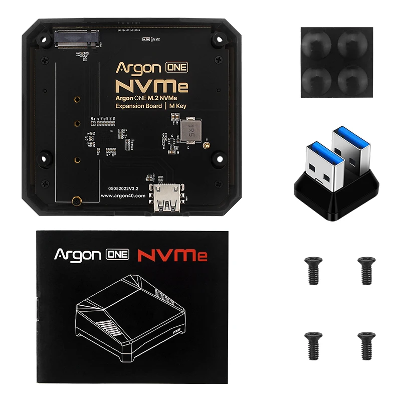 Плата расширения Argon ONE M.2 SATA или NVMe для Raspberry Pi 4, Модель B