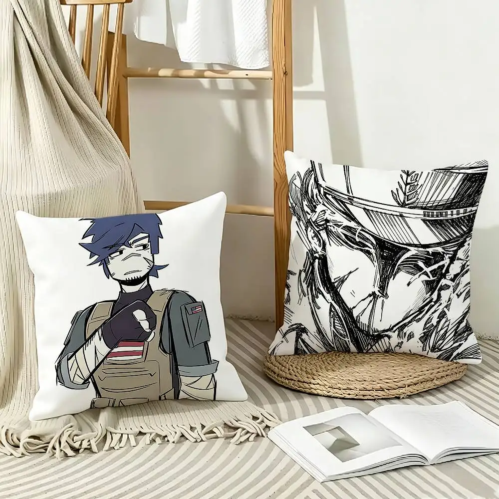 Guest 1337 Vs B-Bacon Hair   Pillow Case Pattern Printed Pillowcase For Living Room Sofa Cushion Cover