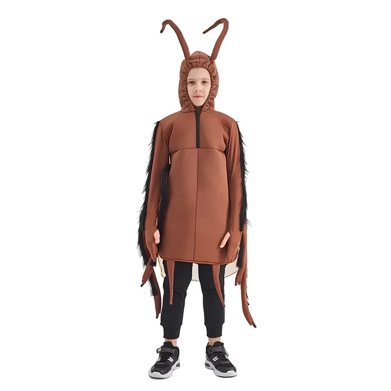 

♥ Новый костюм на Хэллоуин 2026: забавный наряд-таракан для взрослых и детей, унисекс, для косплея и вечеринок ★ ★ ★