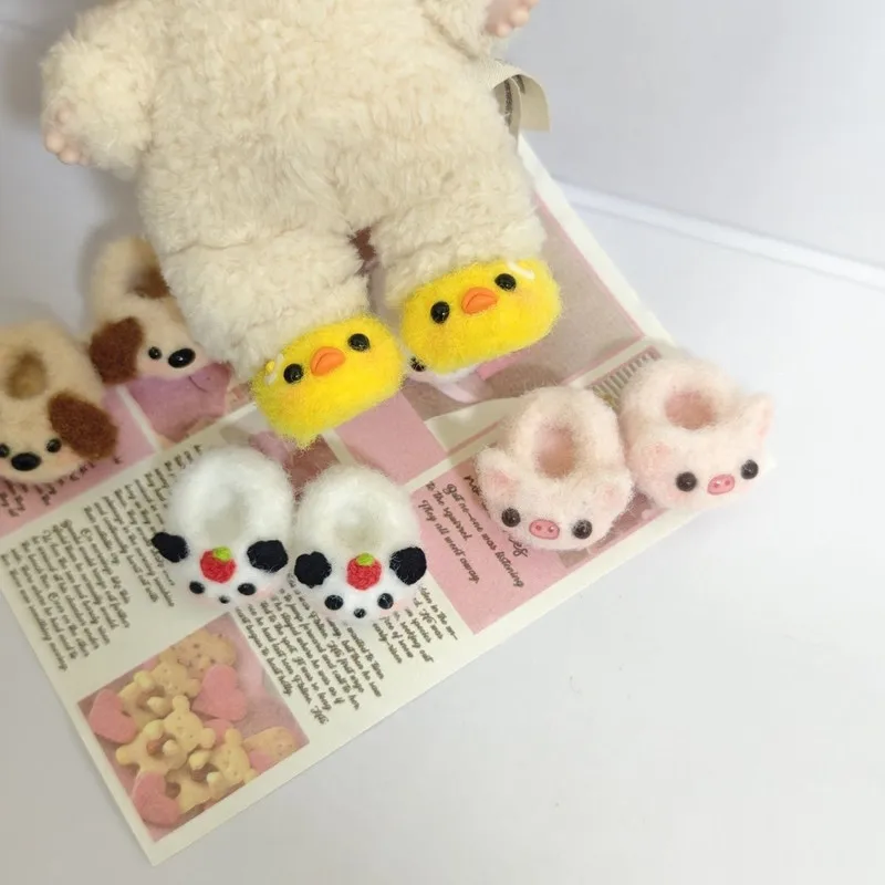 Gehaakte poppenschoenen Vervangingsschoenen voor Labubu Leuke cartoonkonijntje voor Labubu-serie 1/2/3