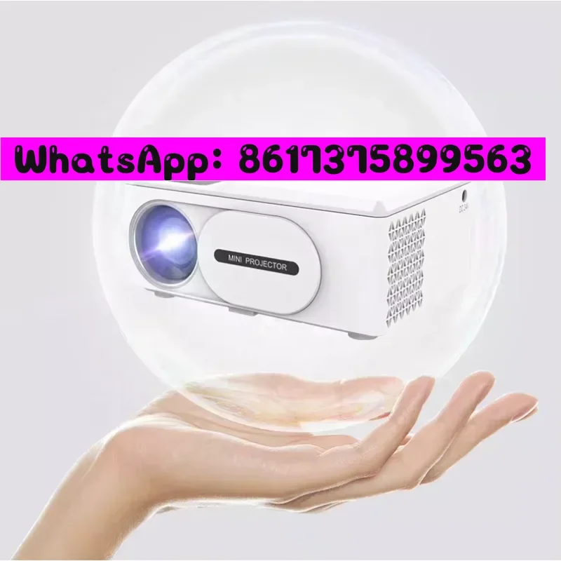 2024 Smallest 800x480p Resolution LCD Multi-media Mini Pocket Home Theater Gift Projector