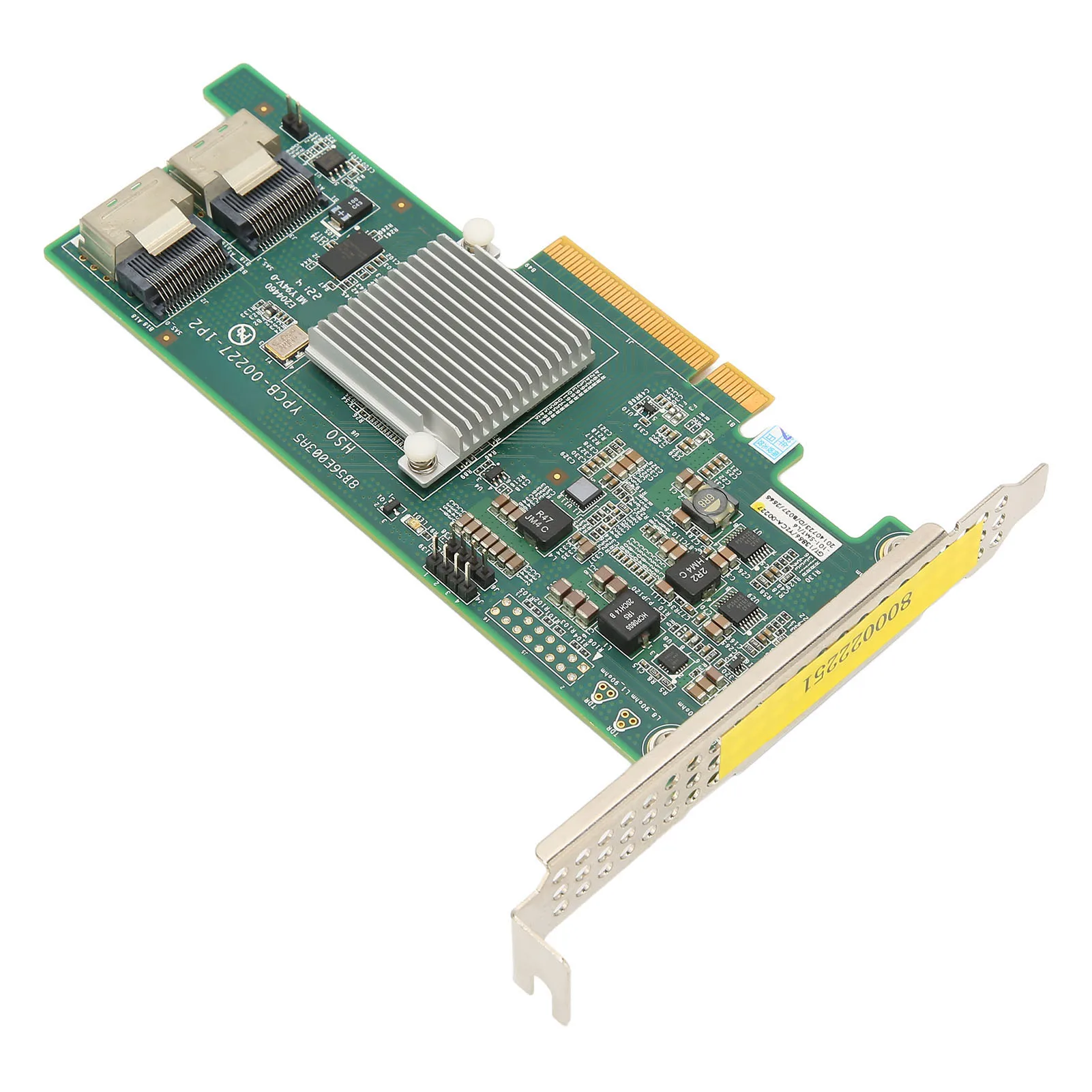 PCIe x8 RAID Card SAS2308 6G with 2 SAS Mini Connectors, Supports 16TB Drives, HBA RAID Card,Suitable for Database Server Drives