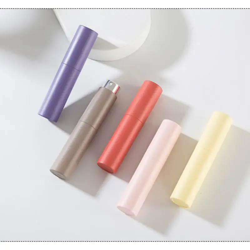 Matte Twist Up 10ML Perfume Atomizer Leak Proof Refillable Glass Bottle for Daily Use Travel Gifting