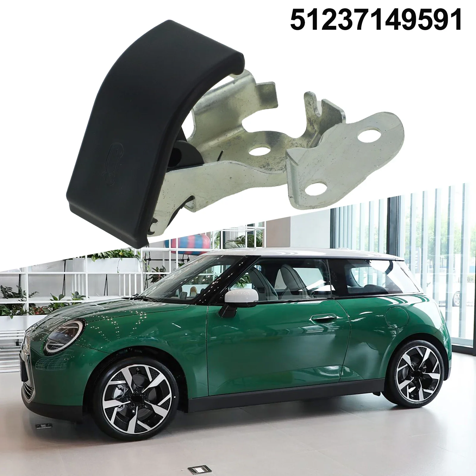 

Car Hood Handle Hood Release Handle Automotive Replacement OEM Part Practical Design Wear-resistant Non-deformed Structure