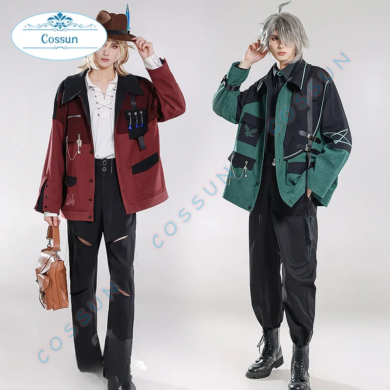 

Game Genshin Impact Al Haitham/Kaveh Doujin Cosplay Costume AI Haitham Doujin Casual Wear Kaveh Daily Jacket Coat