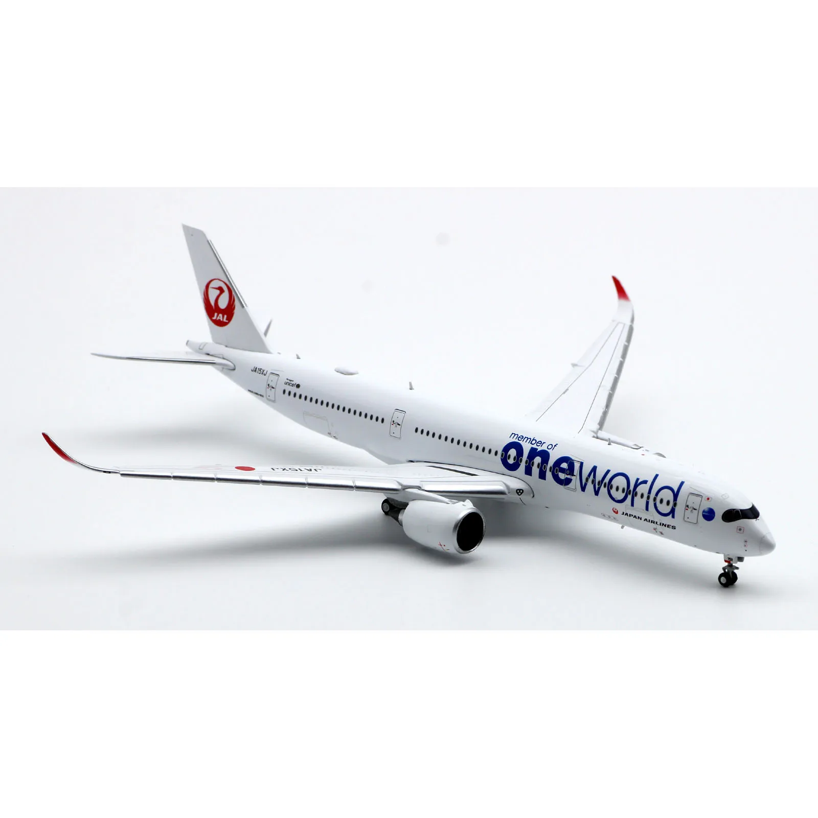 SA4003A سبيكة تحصيل طائرة JC أجنحة 1:400 اليابان طيران JAL ايرباص A350-900XWB دييكاست طائرة نموذج JA15XJ رفرف أسفل