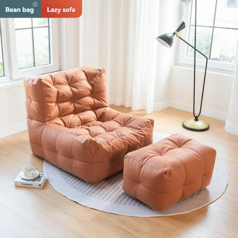 Wash-free technology cloth lazy sofa chair tatami lounge chair bean bag seat single leisure chair