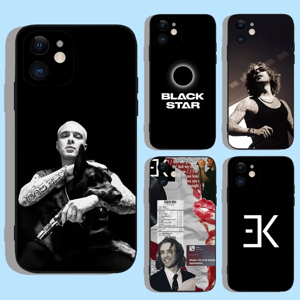 Egor Kreed Singer  Phone Case For Apple iPhone 15,14,13,12,11,XS,XR,X,8,7,Pro,Max,Plus,mini Silicone Black Cover