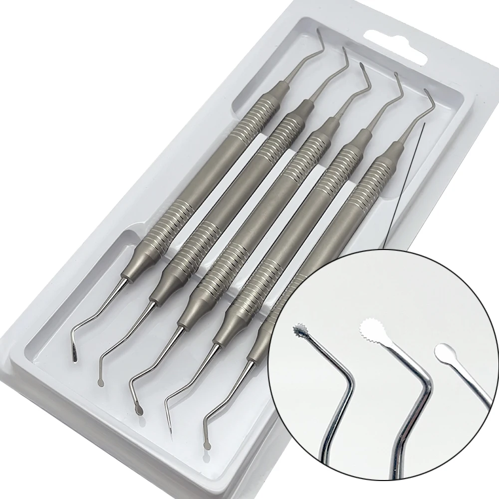 

Dental Gingival Retraction Cord Packer Dental Scaler Dental Gum Separator Isolation Surgical Tool Double End Stainless Steel