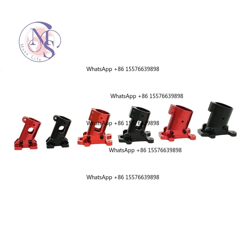 2Pcs Tripod Fixed Seat, D16/20/25mm Carbon Tube Holder, 20° Landing Gear Mount Connector for RC UAV