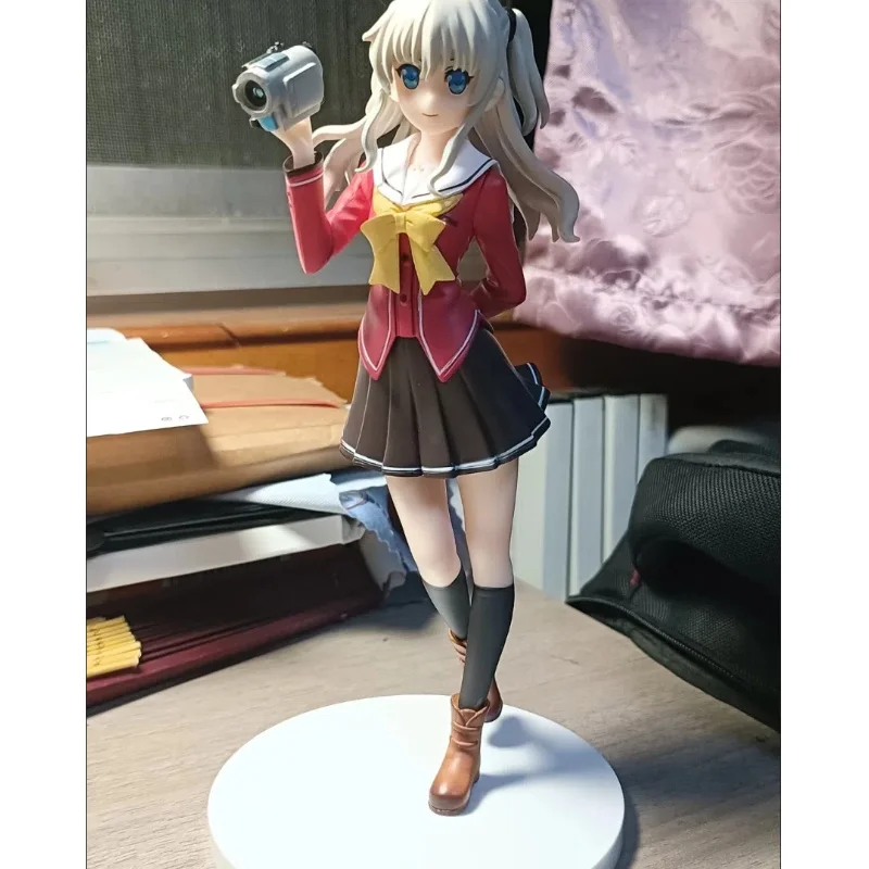 Charlotte Anime Yuu Otosaka Figure - Nao School Uniform Poseable Pvc Statue,  Collectible Model With Display Base Gift