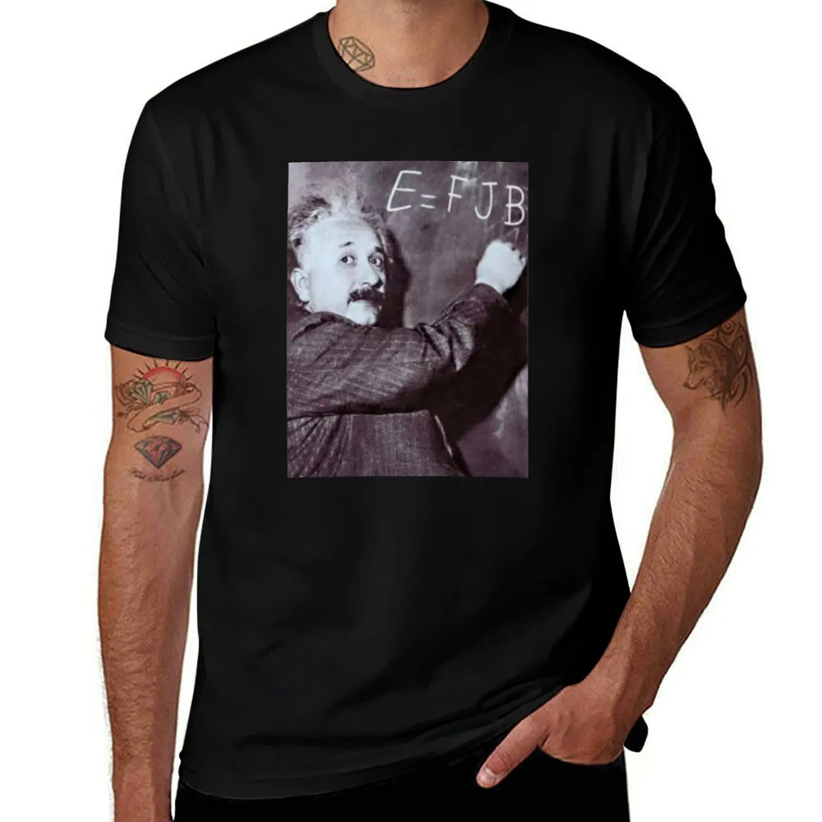 

E=FJB T-Shirt man t shirt heavy cotton t shirts for man graphic tees printed t shirts for man T-Shirt