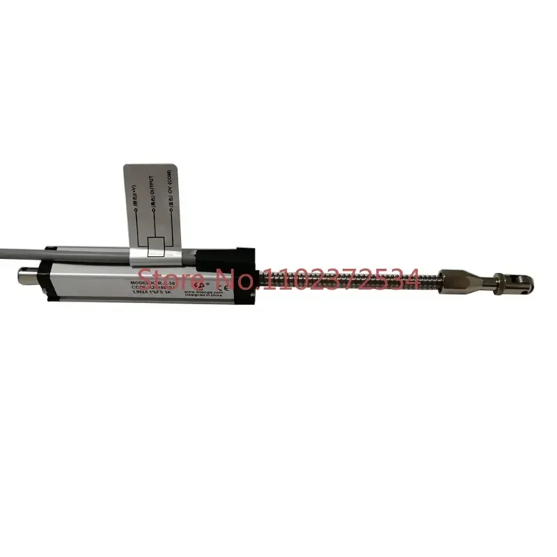 KTR 5-100mm high precision linear displacement sensor with self return spring