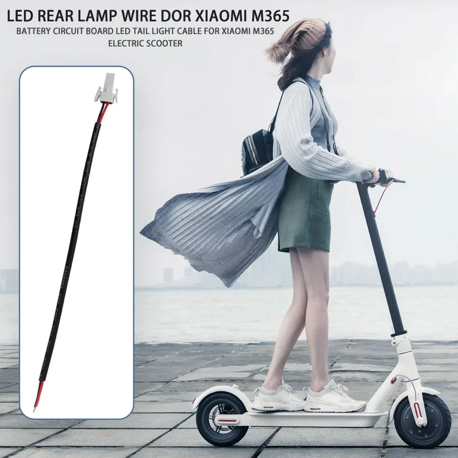 Electric Scooter Taillight Cable Direct Led for Xiaomi M365 Pro Battery Line Foldable Wear Resistant Smart Scooters Light Cable