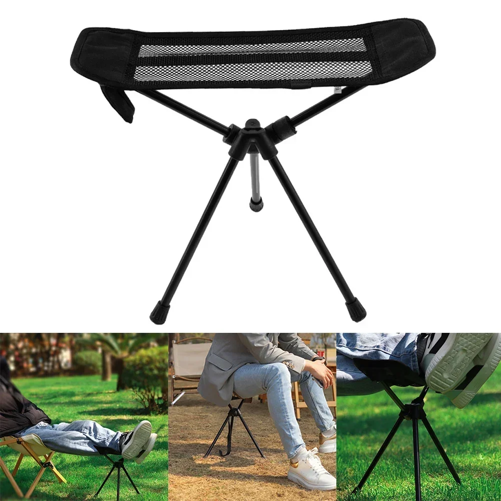 Portable Camping Chair with Leg Rest, Lightweight and Foldable Chair for Travel, Fishing, and Outdoor Activities