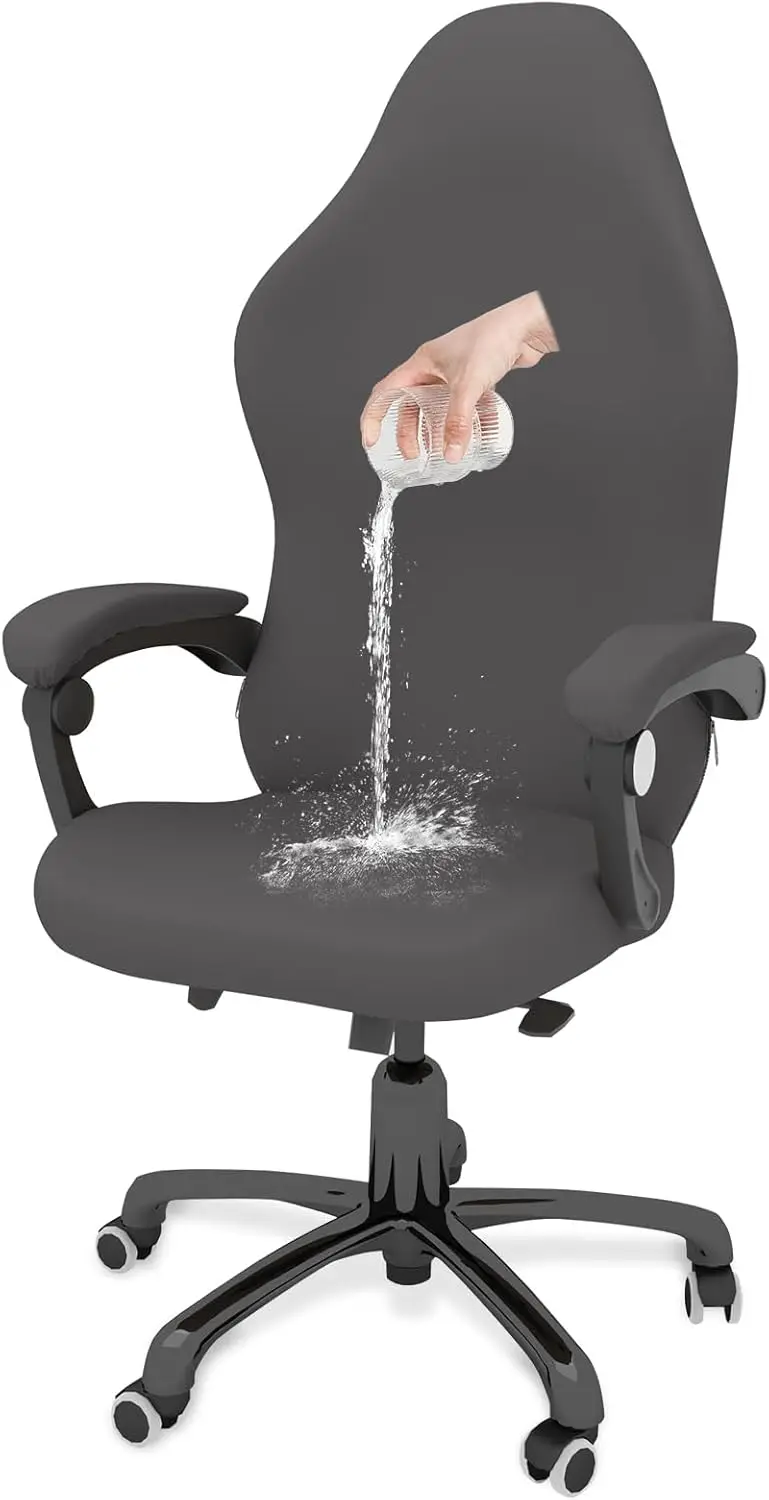 

Gaming Chair Cover Cat Scratch Proof Gaming Chair Slipcovers With Armrest Covers – Stretchable Waterproof Anti-Scratch Fabric
