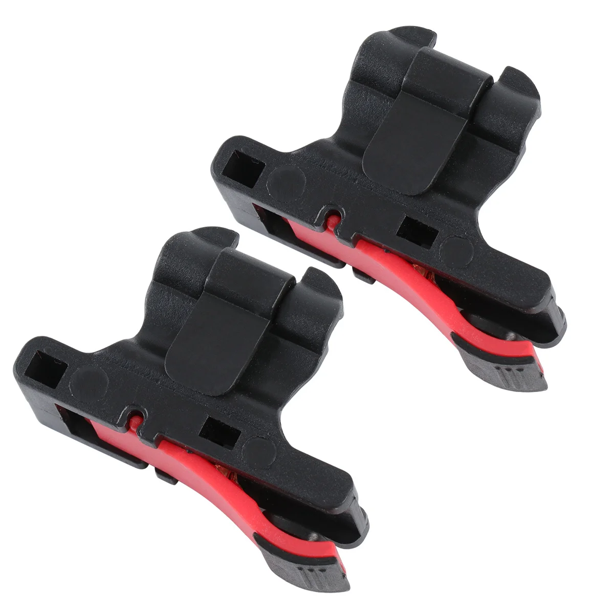 Quick Button Game Controllers Assist Tool Chicken-Eating Artifact for Phones Supports Fps Games Black and Red L R Version