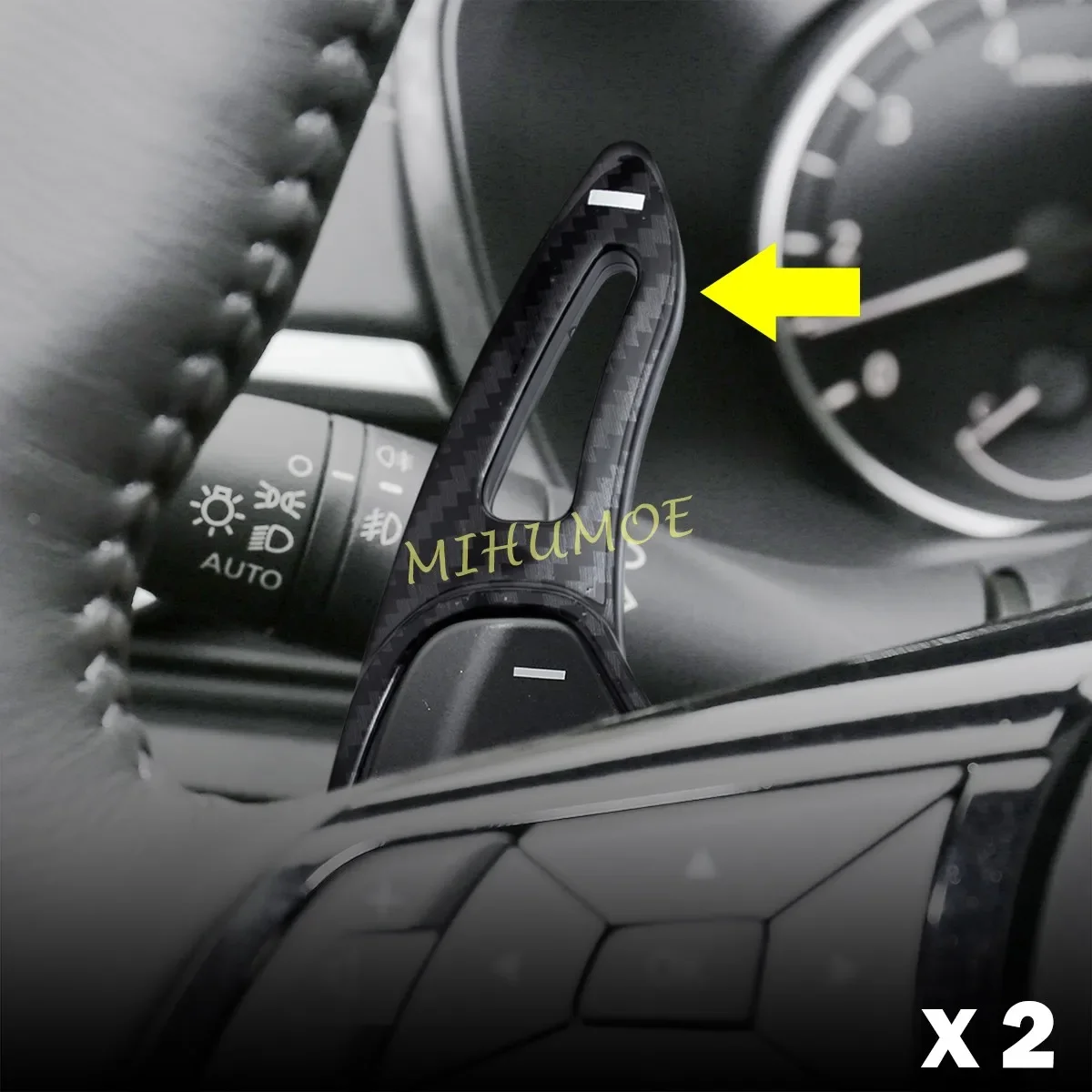 

For 2022-2025 Infiniti QX50 QX55 QX60 Q50 Nissan Qashqai Pathfinder Rogue X-Trail Altima Steering Wheel Paddle Shifter Extension