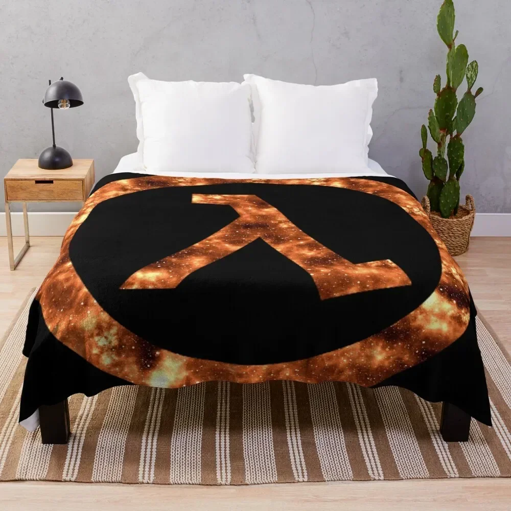 

Half-Life - Lambda Logo (Galaxy Design) Throw Blanket Ultra Soft Flannel Fleece Blanket for All Seasons