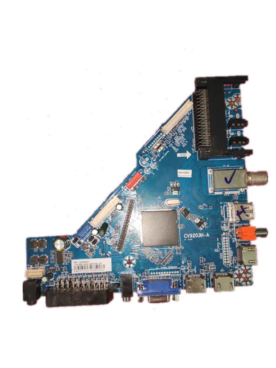 CV9203H-A اللوحة الأم للتلفزيون لشاشة LED st5461b05-2 تعمل بشكل جيد 1920X1080