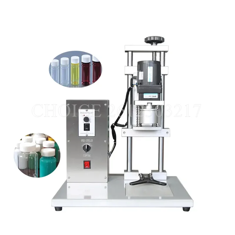 Electric Easy Operating Capping Machine Pistol Cap Spray Nozzle Capping Device Large Desktop Bottle Cap Snapping Machine