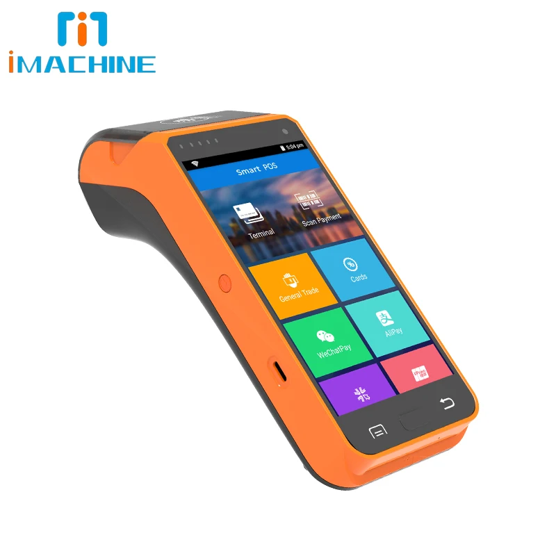 

Handheld 5.5 Inch Android Smart Payment POS Terminal EMV PCI Punto De Venta NFC Bluetooth USB WiFi Mobile Touch POS