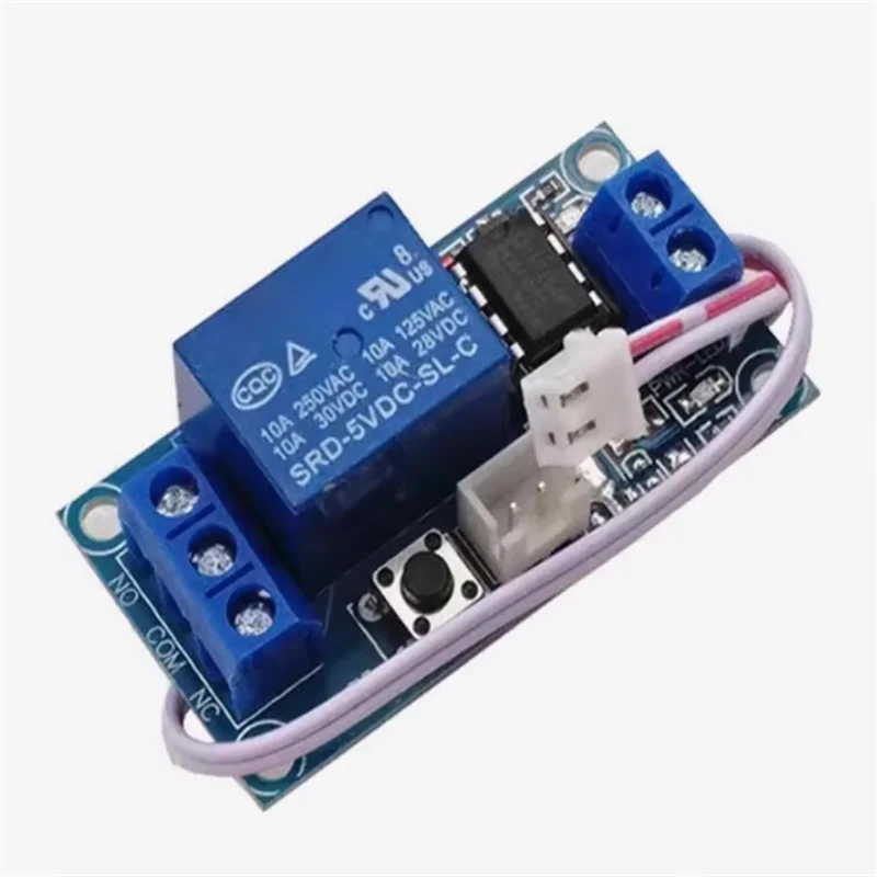 NEW Single-button bistable one-touch start-stop self-locking relay module Microcontroller control Relay 5V12V24V