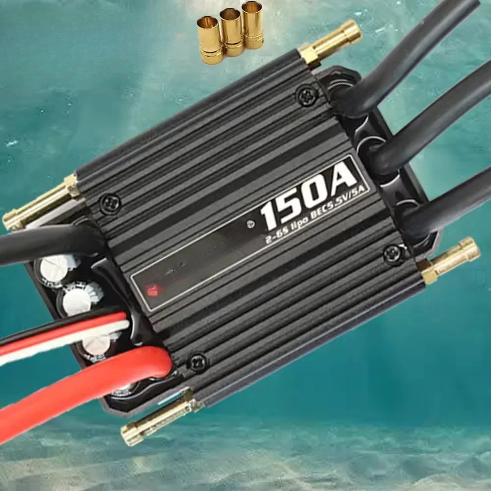

Original Flycolor 50A 70A 90A 120A 150A Brushless ESC Speed Controller Progaming Card 2-6S Lipo BEC 5.5V/5A for RC Boat