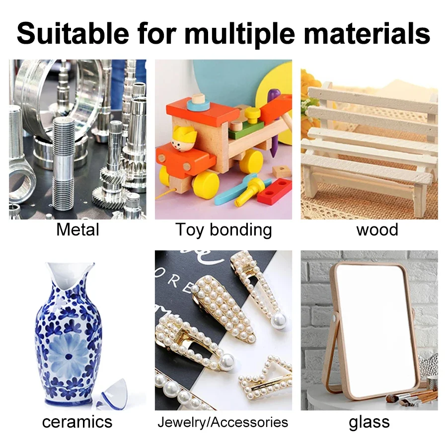 Superlijm Universele vloeistof 20 g - Sneldrogende heldere CA-lijm voor metaal, kunststof, hout, keramiek, glas en doe-het-zelfreparaties Gemakkelijk te gebruiken