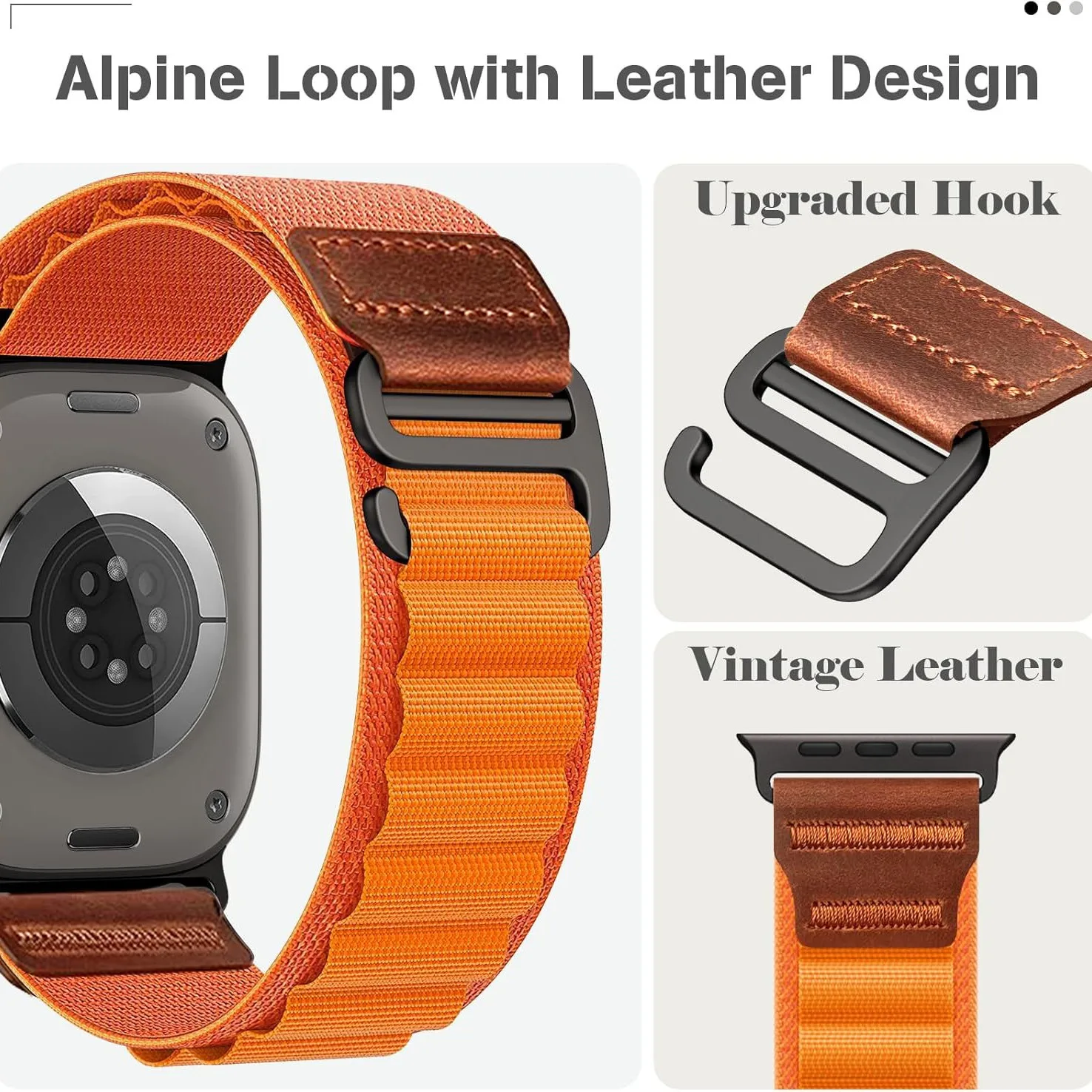 Alpine Loop Strap for Apple Watch Band Ultra 3 2 49mm 45mm 46mm Bracelet Iwatch Series 11 10 9 8 7 6 SE 5 4 38 42 41mm 44mm 40mm