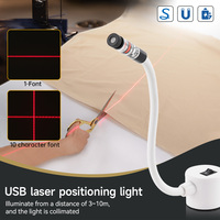 DC 5V USB Led Sewing Machine Laser Positioning Lamp Light Dot/Line/Cross Heads Adjustable Hose Magnetic Base for Sewing Lathes