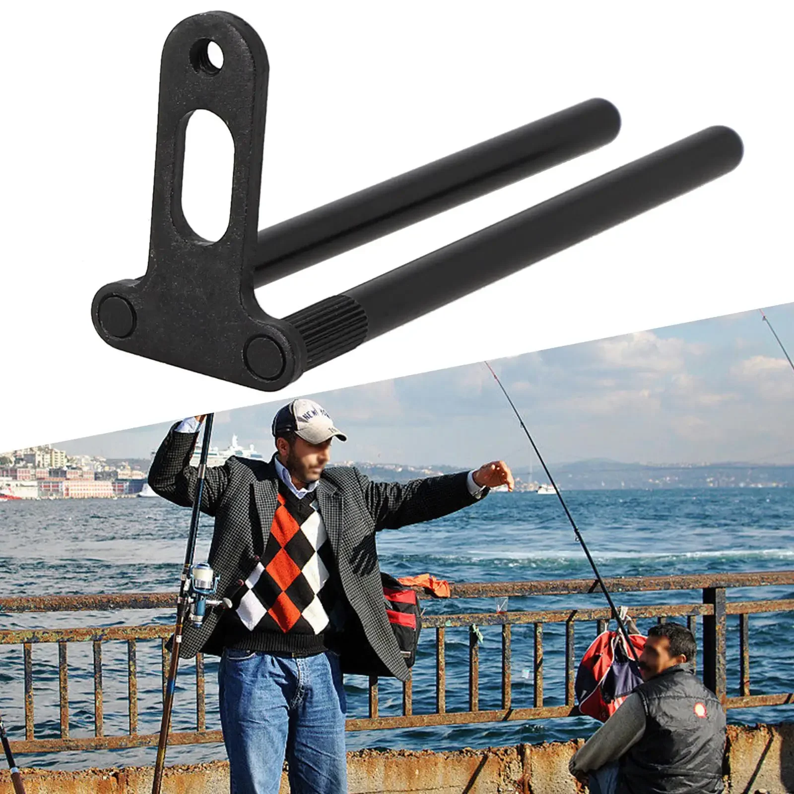 Newest Top-quality Fishing Fishing Snag Snag Bars Ears Windshield Tools Windproof Alarms Bar Bars Ears Fishing