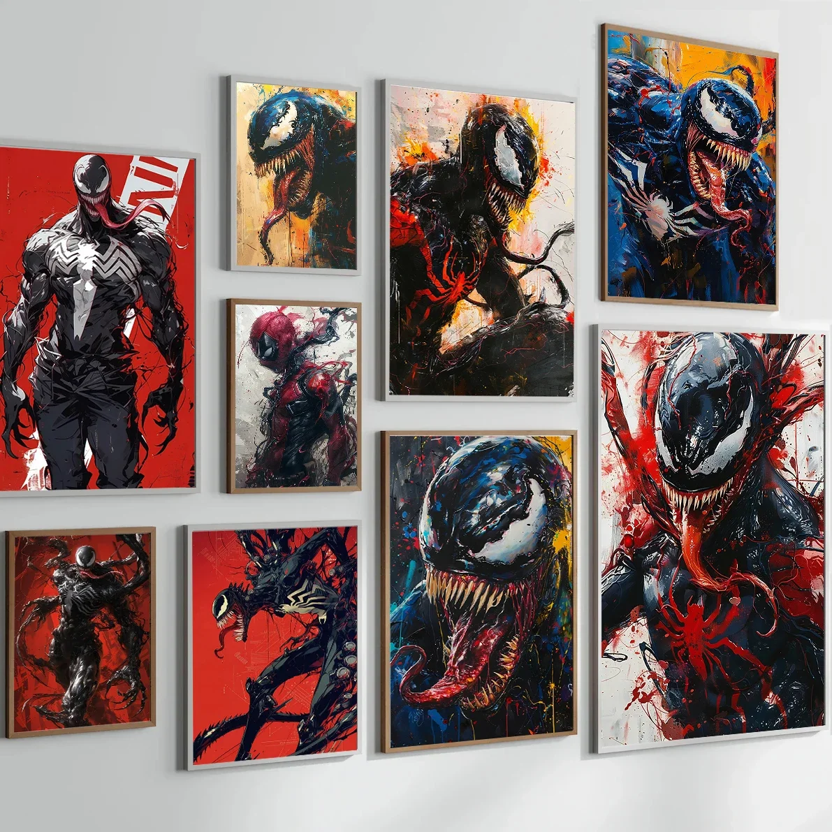 

Marvel Movie Venom Poster Hanging Scroll Wall Artwork Print Home Canvas Painting Decoration Decor The Avengers HD Wallpaper Gift