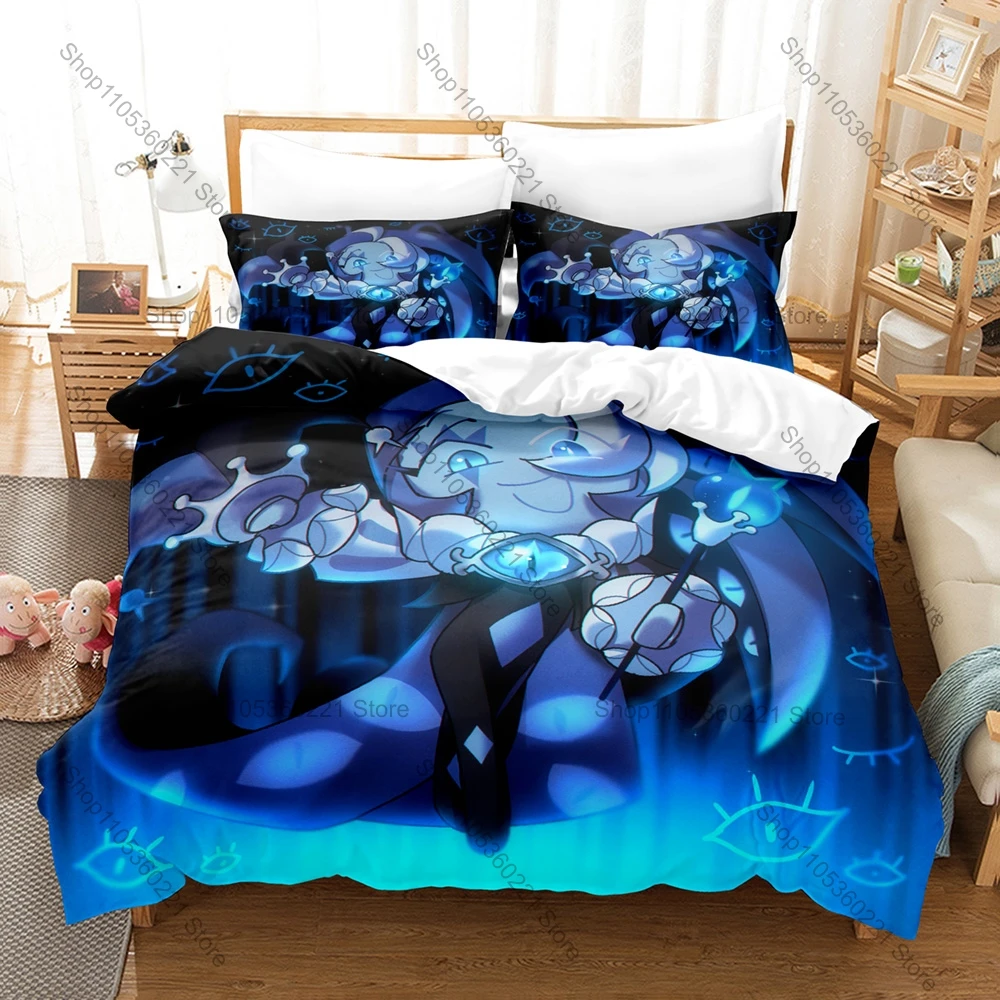 Shadow Milk biscuit 3Pcs Bedding Set biscuit Run Game Print Duvet Cover Pillowcase Bedroom Decor For Fans