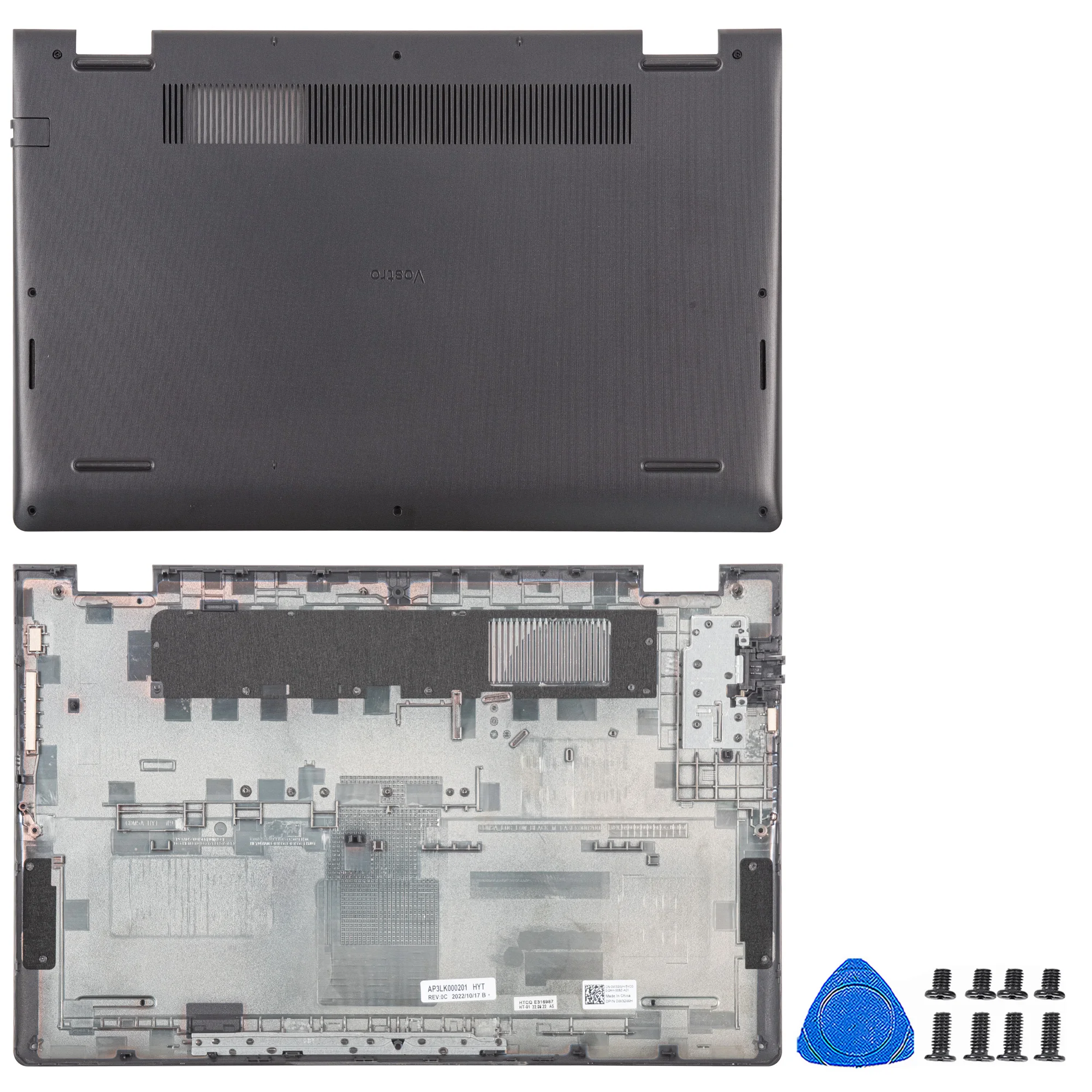 Custodie Per Vostro 15 3510 3511 3515 3520 3525 Coperchio Posteriore TOP Case LCD Del Computer Portatile Della Copertura Posteriore Lunetta Anteriore Maiuscolo Inferiore di Plastica 15.6