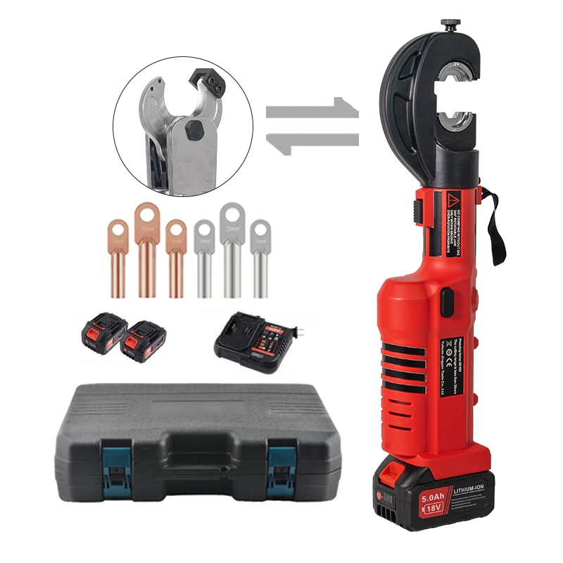 ES-300C/30C Automatic Hydraulic Tools 2-in-1 Cordless Hydraulic Crimping Cutting Tool for Copper & Aluminum ,CE Certified