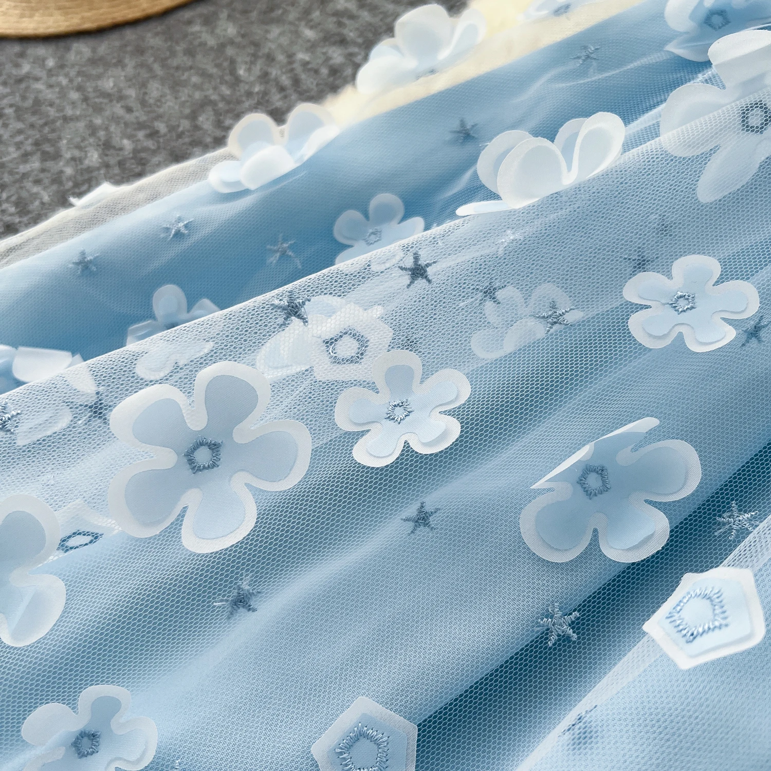 Chique vintage gesplitste mesh zoete elegante fee Koreaanse mode Boho zonnejurk dameskleding lange jurk