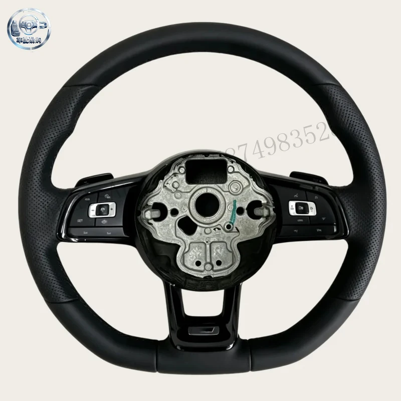 In Stock Customized for VW Golf 6 7 MK7 GTI GTD GTE Polo Tiguan Touareg Passat CC Leather Car Steering Wheel