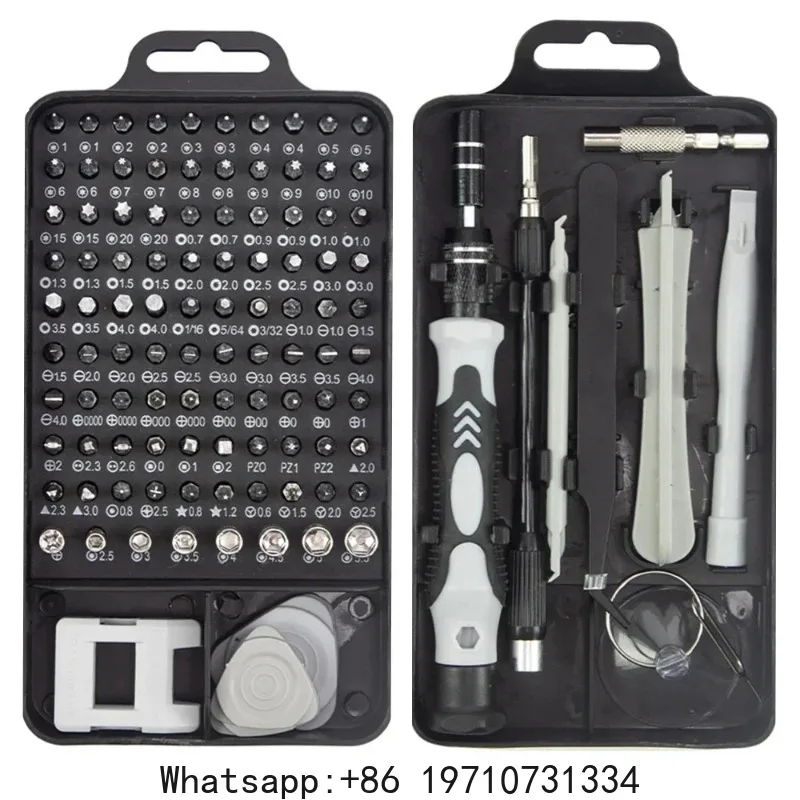 115 In 1 Precision Screwdriver Set PRO Electronics Magnetic Repair Tool Kit With Case For Repair Computer IPhone PC Household